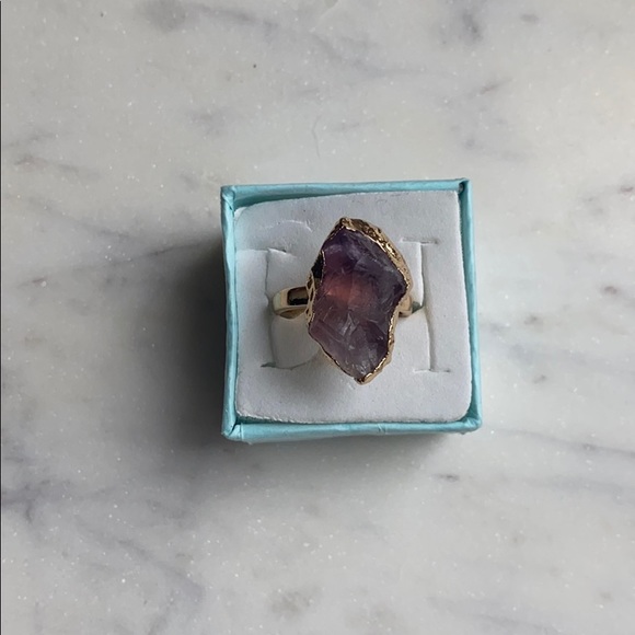 18K Amethyst Nugget Ring - Picture 5 of 5